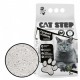 Cat Step Compact White Carbon 5л Комкующий наполнитель с углем